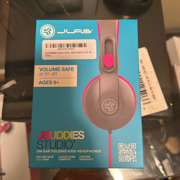 JBuddies Kids Headphones , Pink (see description) - Picture 1 of 3
